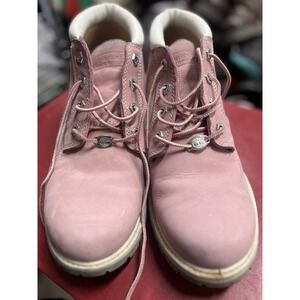 Timberland | Women's Vintage Pink Suede Leather Boots Size 10 W